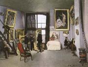 the artist s studio ,nine rue de la condamine Frederic Bazille